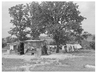 Home of Day Laborer Family Sequoyah County Oklahoma 1939