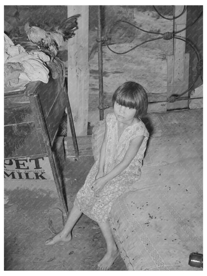 Daughter of Laborer in Shack Home Oklahoma June 1939