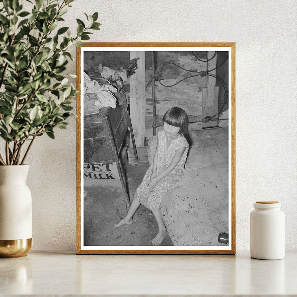 Daughter of Laborer in Shack Home Oklahoma June 1939