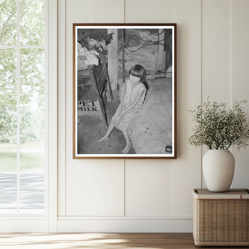 Daughter of Laborer in Shack Home Oklahoma June 1939