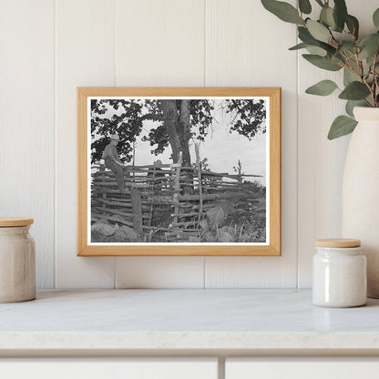Hog Pen of Day Laborers in Oklahoma 1939