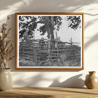 Hog Pen of Day Laborers in Oklahoma 1939