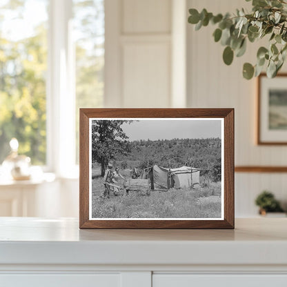 Migrant Laborers Camp near Vian Oklahoma June 1939