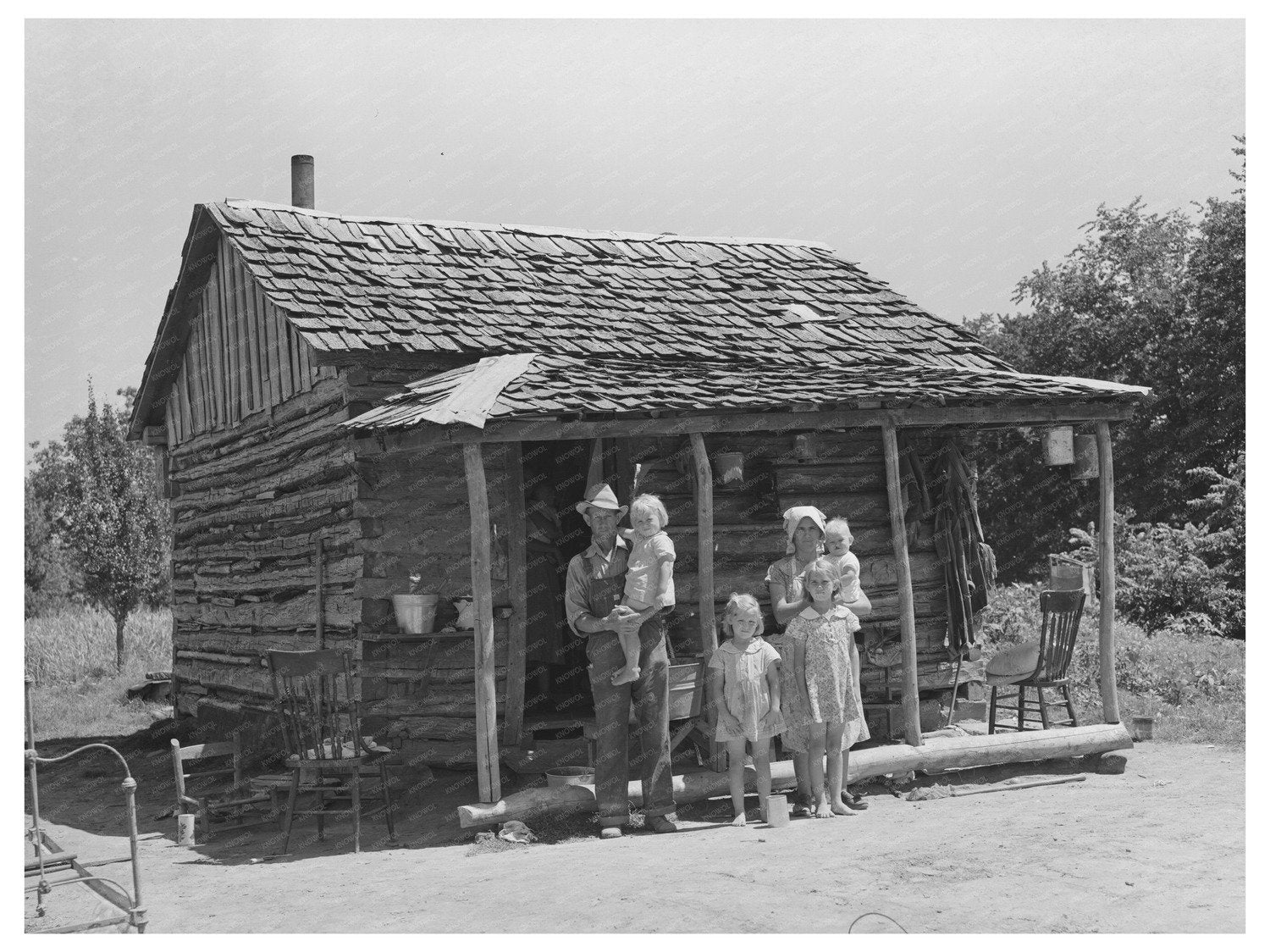 Tenant Farmers Home in Sallisaw Oklahoma June 1939