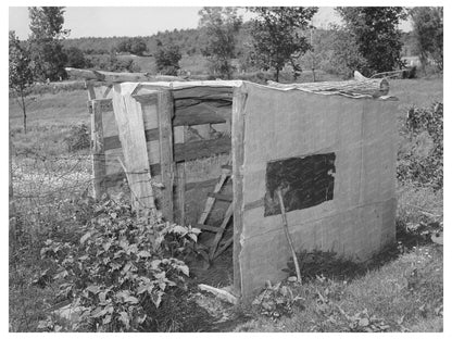 Vintage Chicken House in Sallisaw Oklahoma June 1939