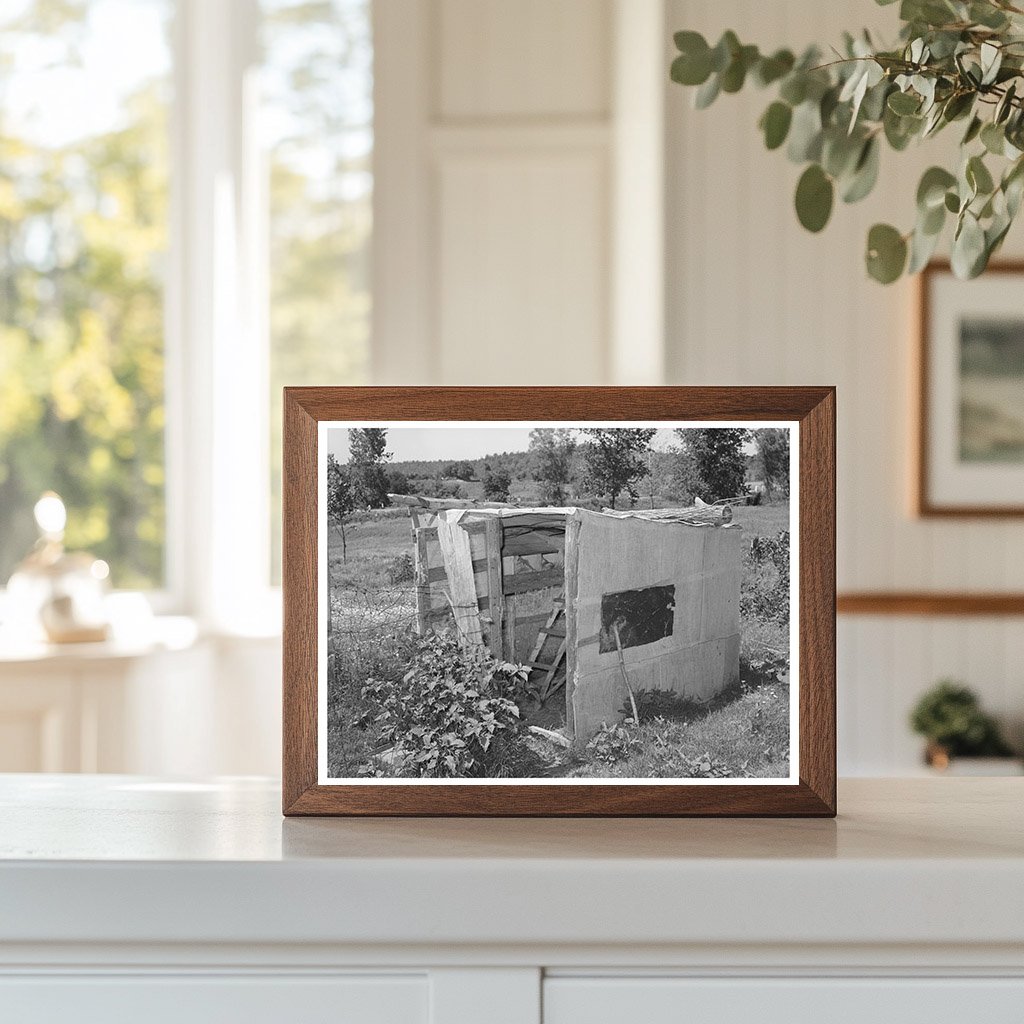 Vintage Chicken House in Sallisaw Oklahoma June 1939