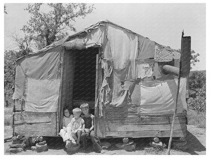 Migrant Labor Home in Vian Oklahoma June 1939
