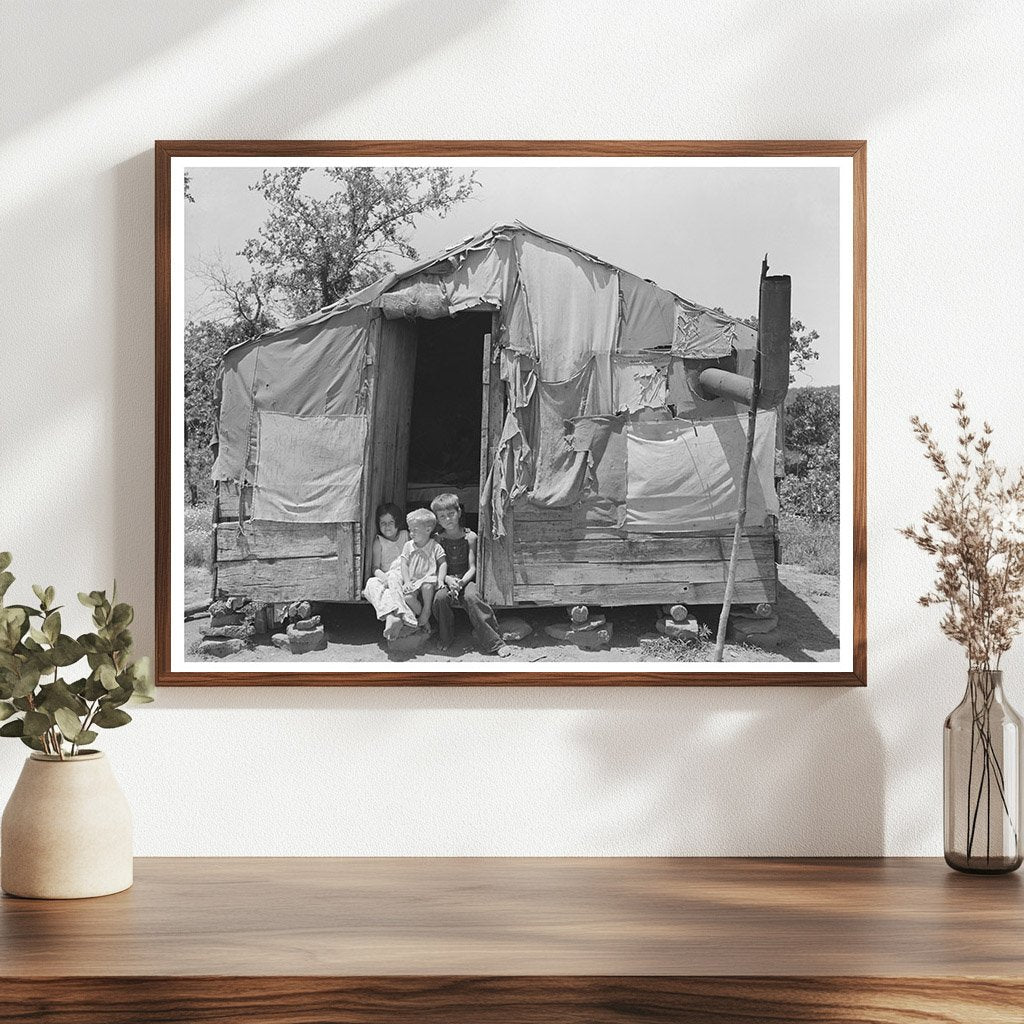 Migrant Labor Home in Vian Oklahoma June 1939