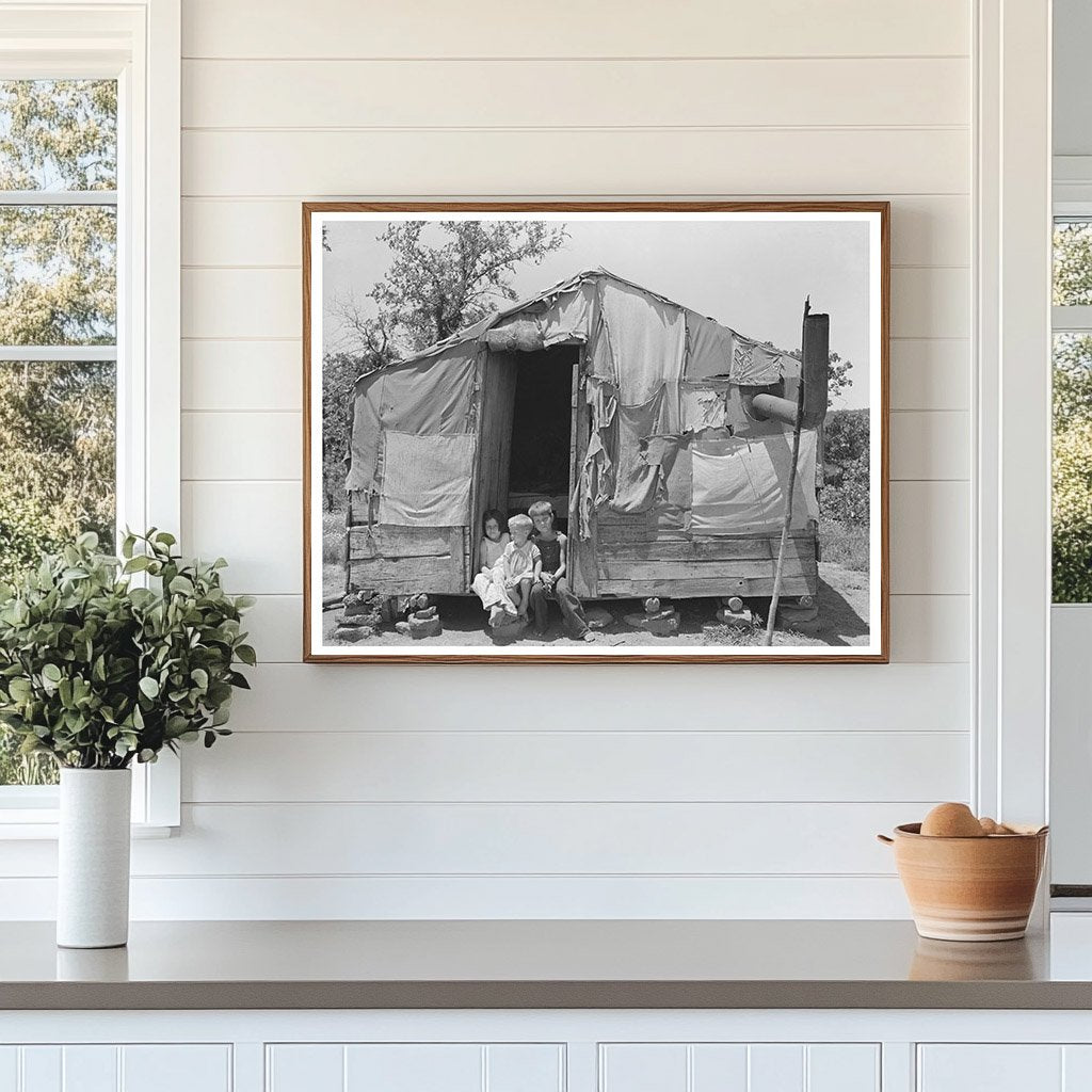 Migrant Labor Home in Vian Oklahoma June 1939