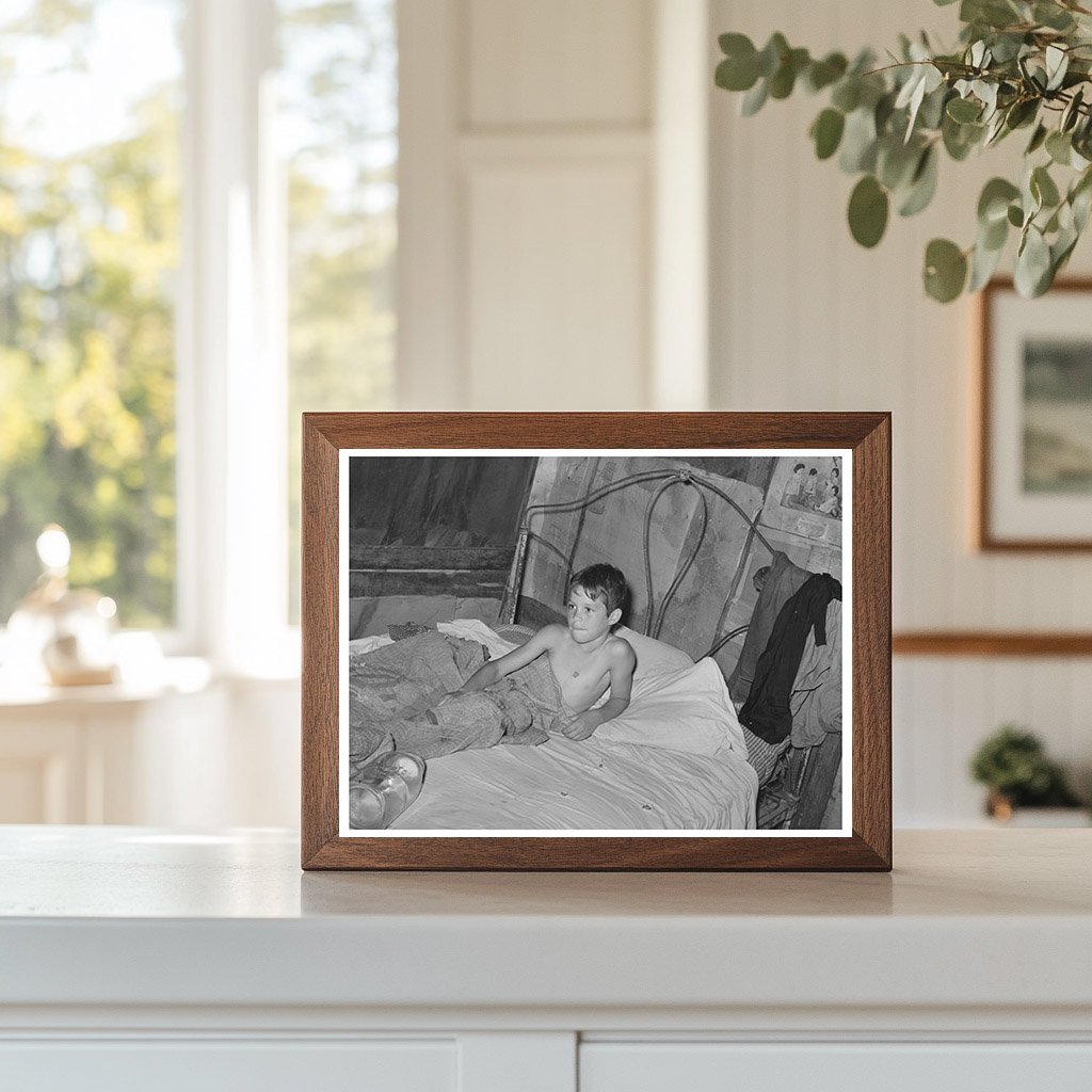 Migrant Family Life in Oklahoma June 1939 Black and White Photo