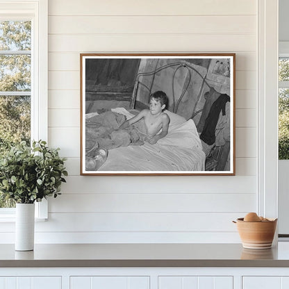 Migrant Family Life in Oklahoma June 1939 Black and White Photo