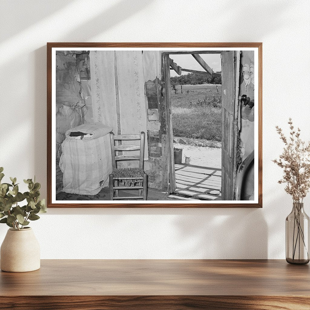 Vintage 1939 Photo of Day Laborers Home in Oklahoma