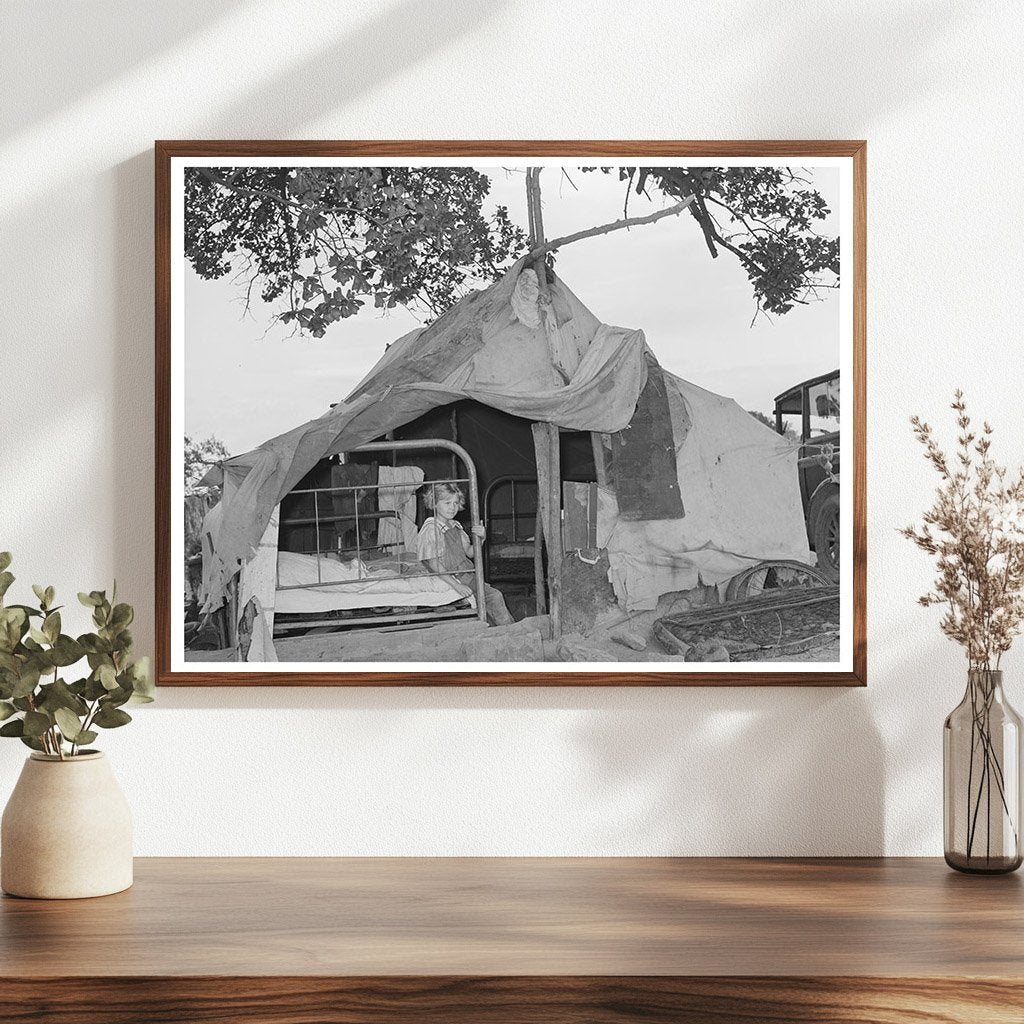 Vintage Home of Migrant Laborer in Oklahoma 1939