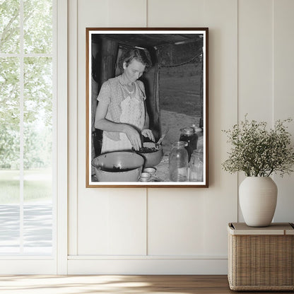 Canning Blackberries in Sequoyah County Oklahoma 1939