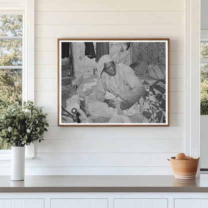 Elderly Woman with Rheumatism in Bed Oklahoma 1939