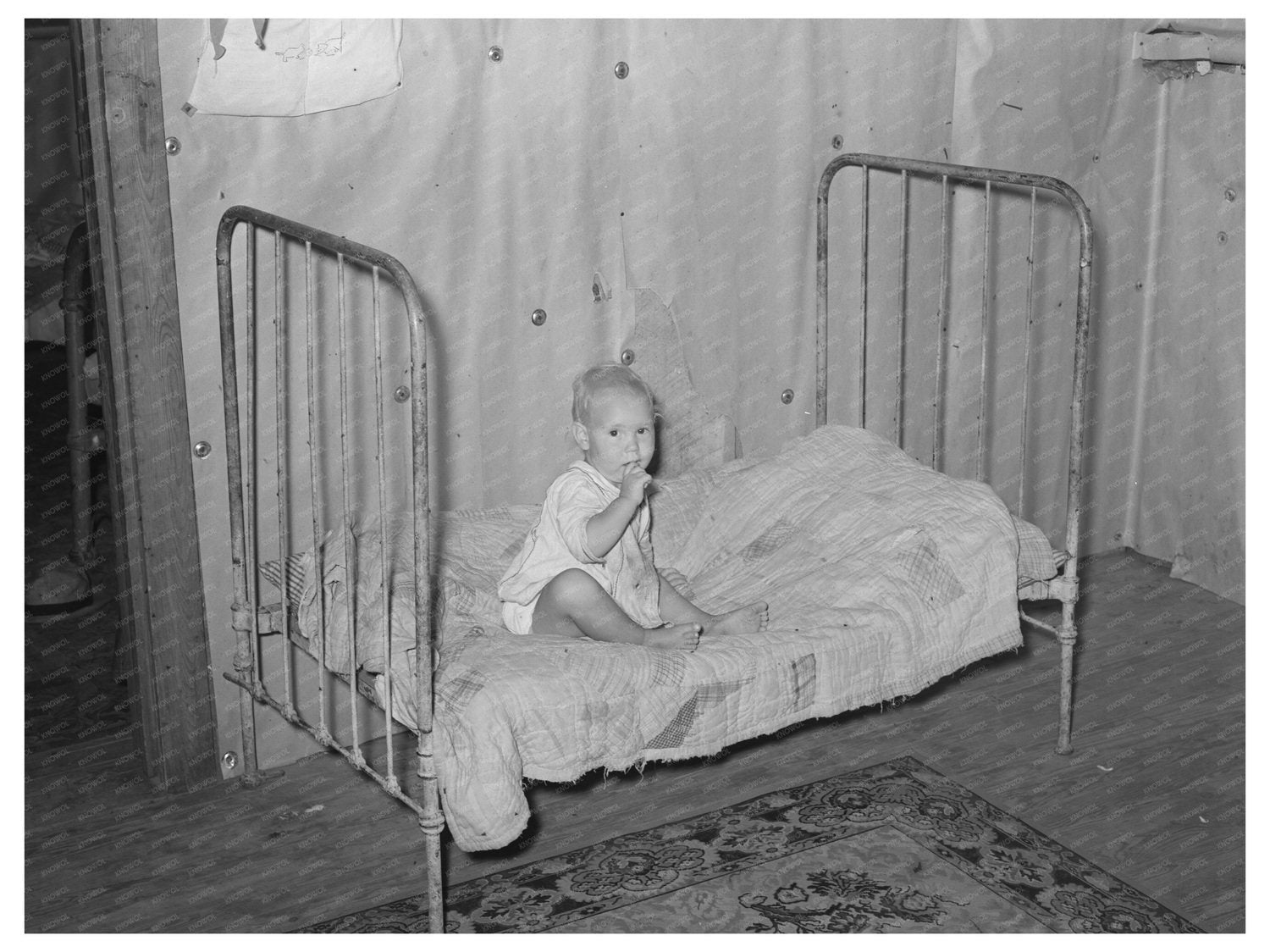 Tenant Farming Child in Arkansas River Bottoms 1939