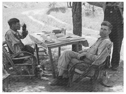 Farmers Lunch at Agricultural Camp Sallisaw Oklahoma 1939