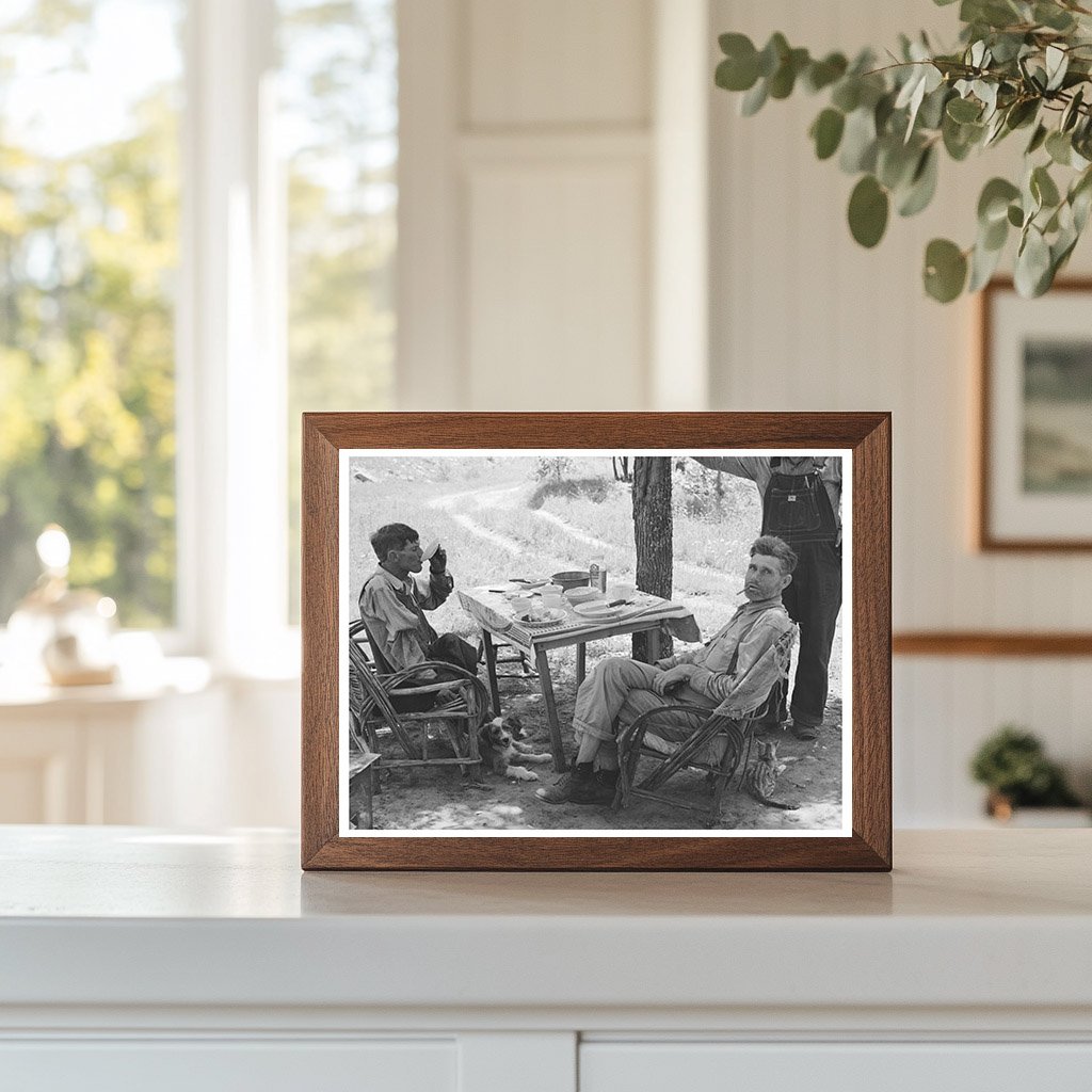 Farmers Lunch at Agricultural Camp Sallisaw Oklahoma 1939