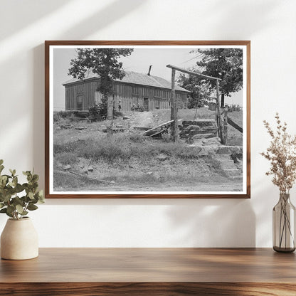 Tenant Farmer Home and Well Sallisaw Oklahoma 1939