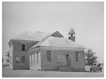 Old Schoolhouse in Akins Oklahoma June 1939