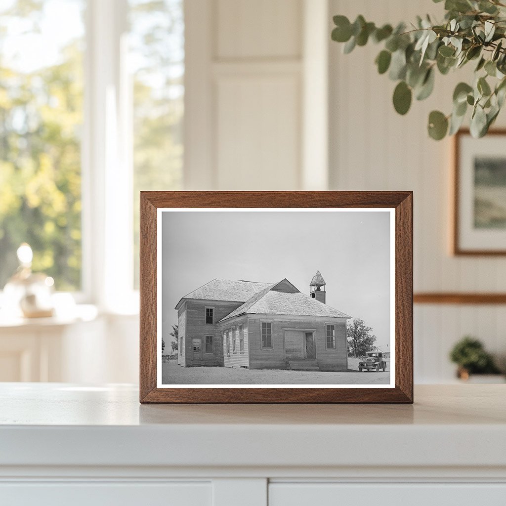 Old Schoolhouse in Akins Oklahoma June 1939