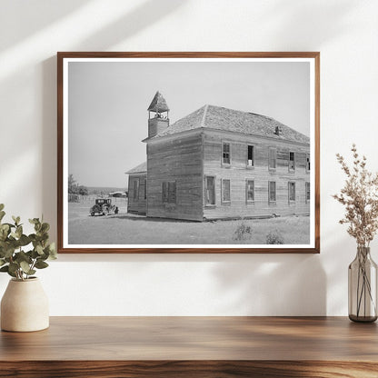Vintage 1939 School Building in Akins Oklahoma