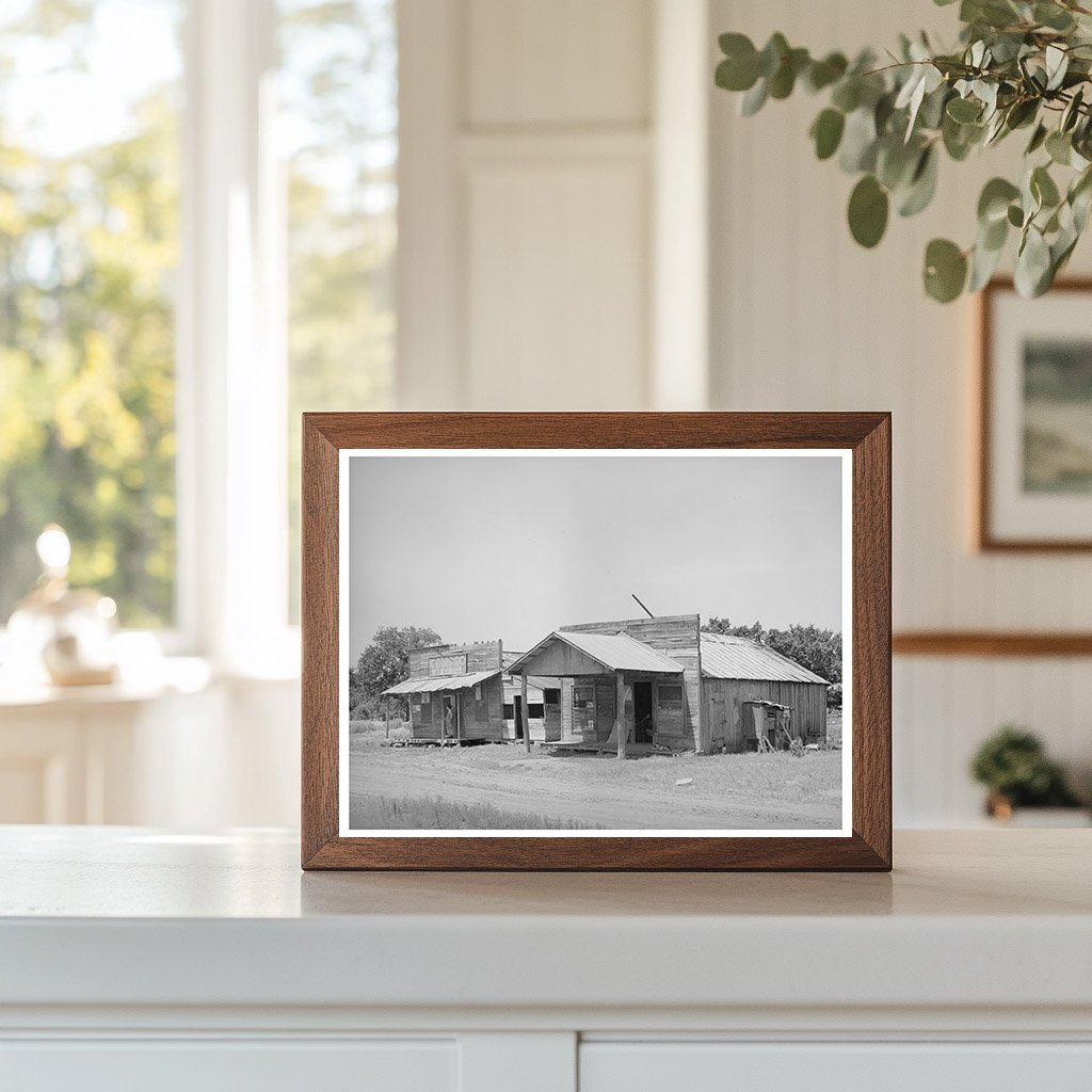 Vintage Store Living Quarters Akins Oklahoma 1939