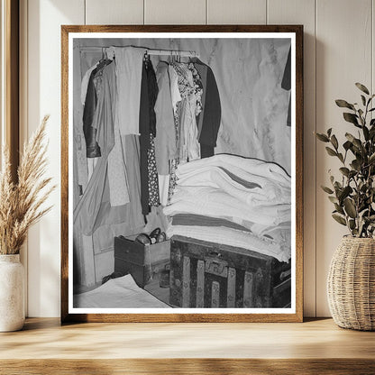 Farm Family Bedroom in Oklahoma June 1939