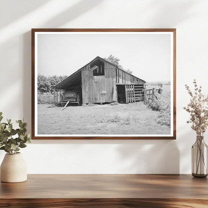 Sallisaw Oklahoma Barn WPA Roadwork June 1939