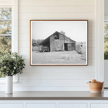 Sallisaw Oklahoma Barn WPA Roadwork June 1939
