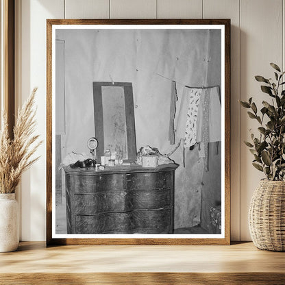 Tenant Farmer Bedroom in Sallisaw Oklahoma June 1939