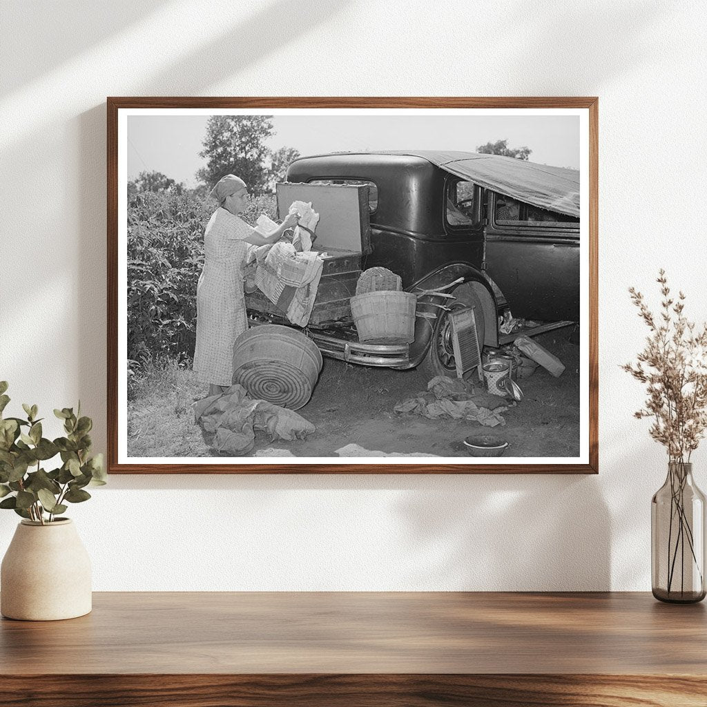 Migrant Family Belongings in Oklahoma June 1939