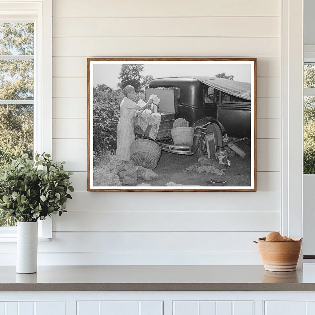 Migrant Family Belongings in Oklahoma June 1939