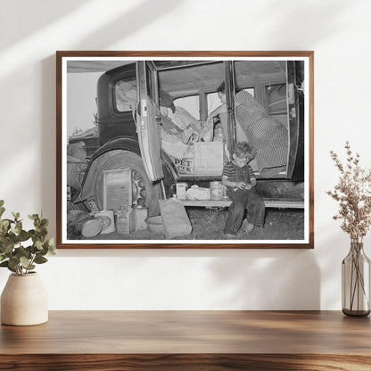 Migrant Familys Belongings in Oklahoma June 1939