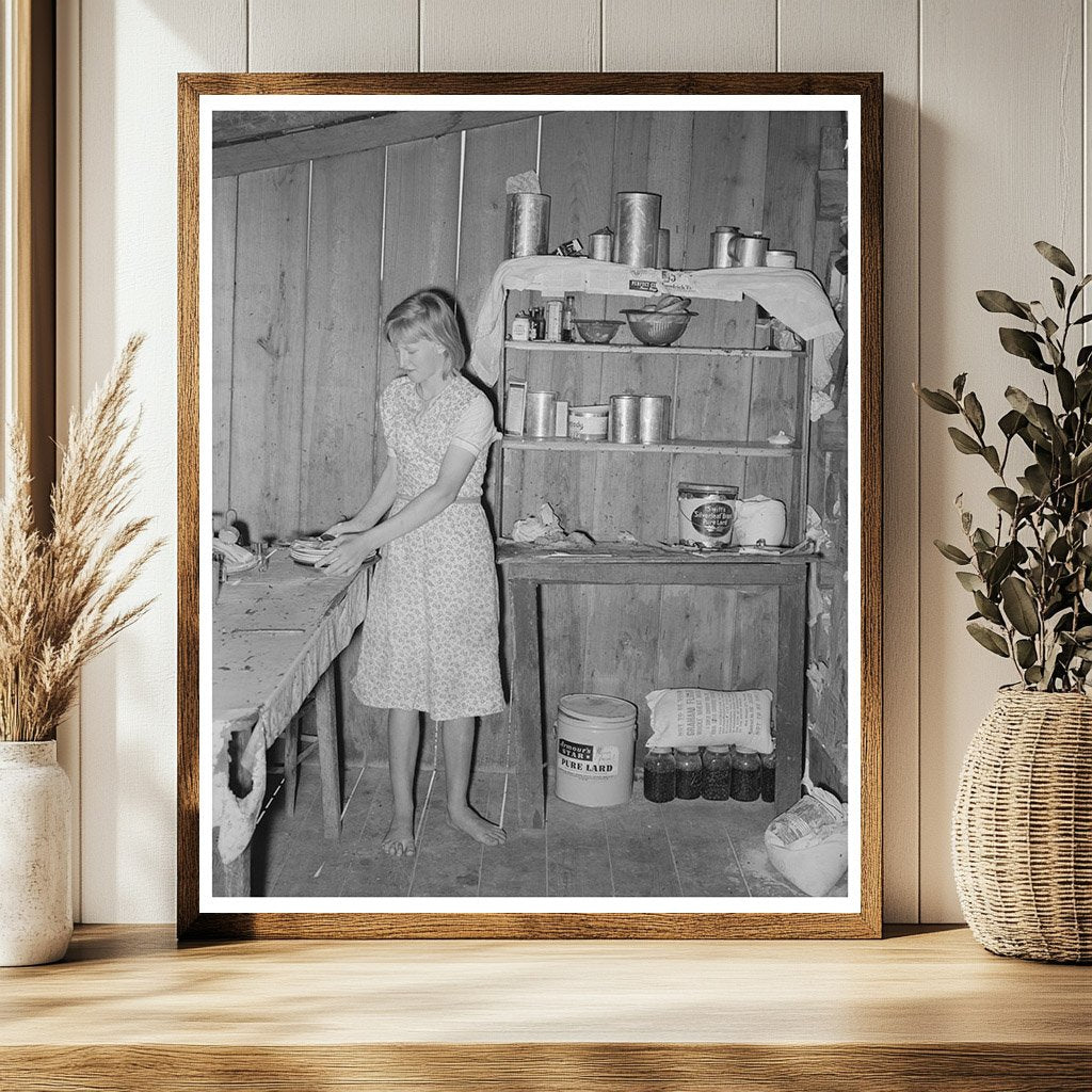 1939 Kitchen of Agricultural Day Laborer in Oklahoma