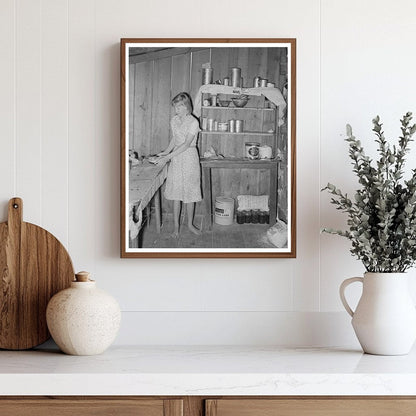 1939 Kitchen of Agricultural Day Laborer in Oklahoma