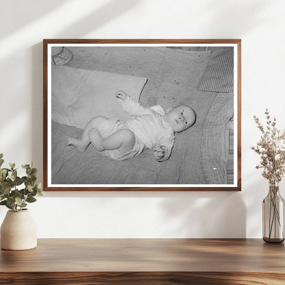 Vintage Baby on Blanket Sequoyah County Oklahoma 1939