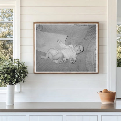 Vintage Baby on Blanket Sequoyah County Oklahoma 1939