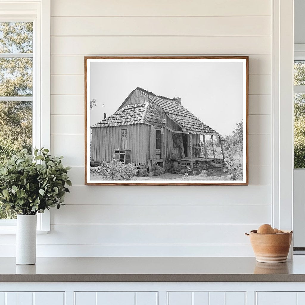 Indian Tenant Farmer Home Sequoyah County Oklahoma 1939