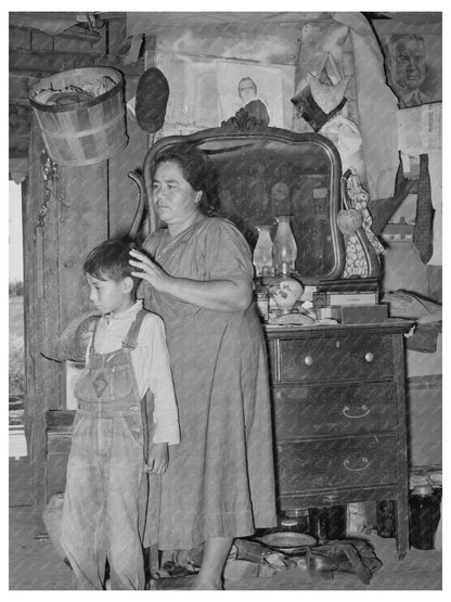 Indian Mother and Son Tenant Farmers Sequoyah County 1939