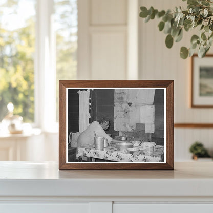 Muskogee County Tenant Farmer Kitchen Table June 1939