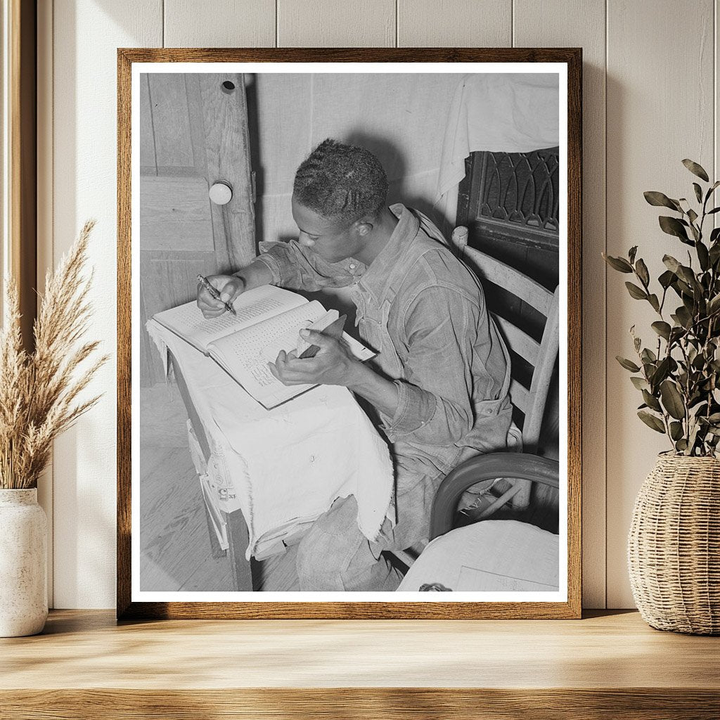 Muskogee County Church Member Working on Records 1939
