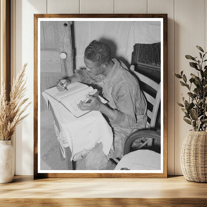 Muskogee County Church Member Working on Records 1939