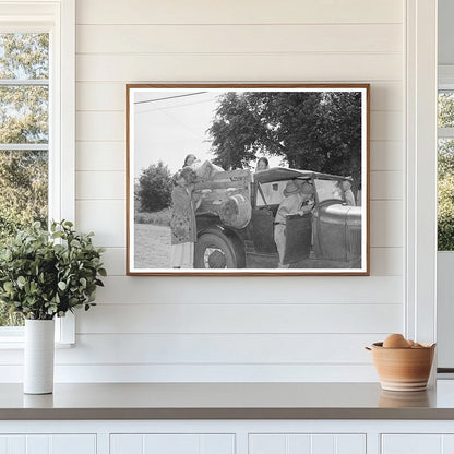 Family Farewell to Migrants Muskogee Oklahoma July 1939
