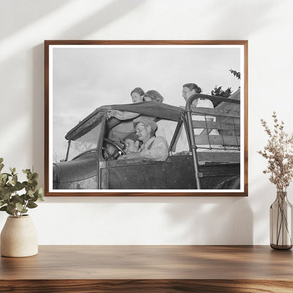 Migrant Family Traveling to California July 1939