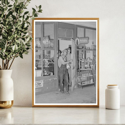 Migrant Family at Grocery Store Oklahoma July 1939