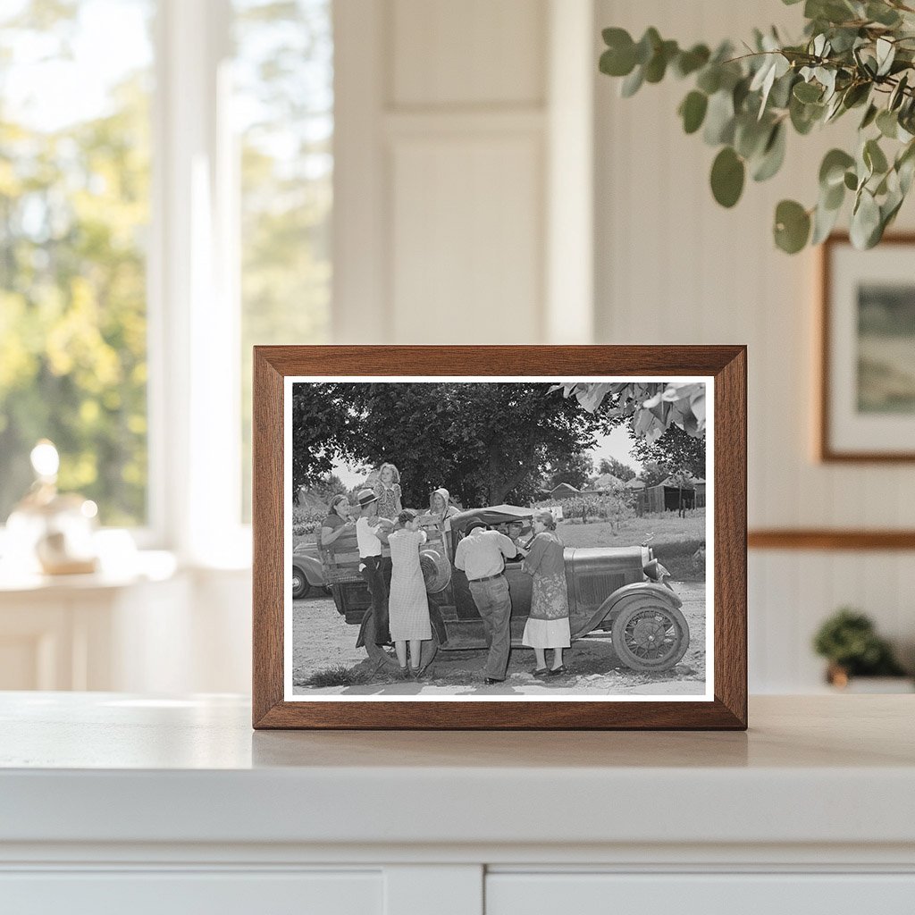 Elmer Thomas Family Farewell in Muskogee 1939