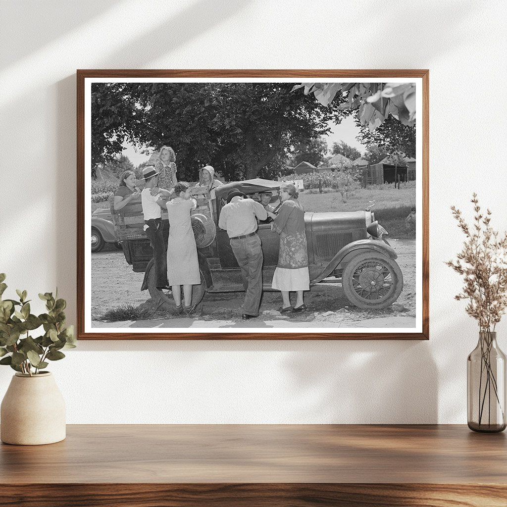 Elmer Thomas Family Farewell in Muskogee 1939