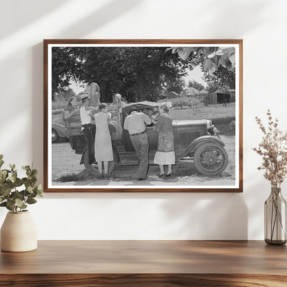 Elmer Thomas Family Farewell in Muskogee 1939