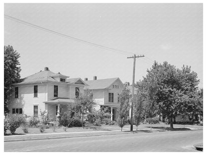 Muskogee Oklahoma Houses July 1939 Historical Photo